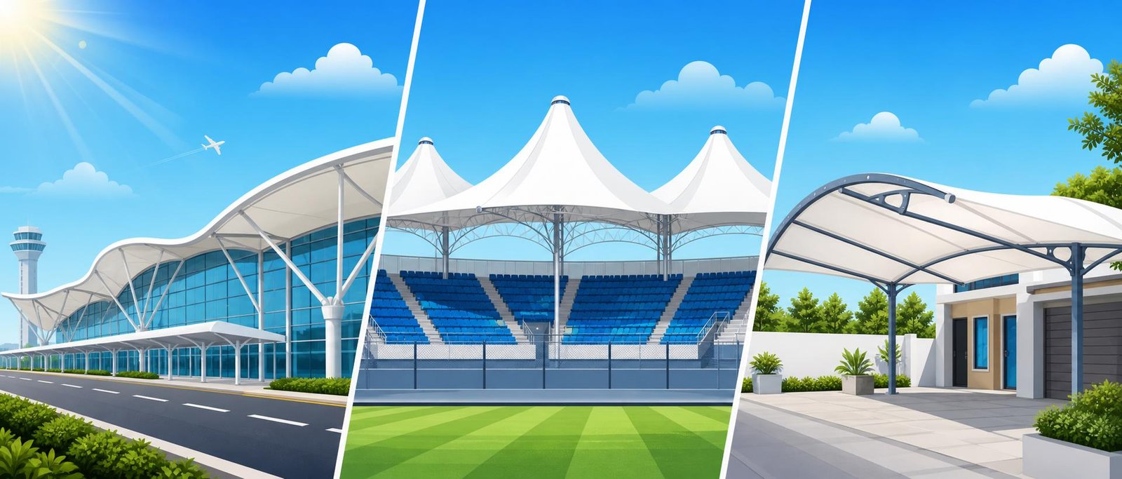 Tensile structure manufacturer