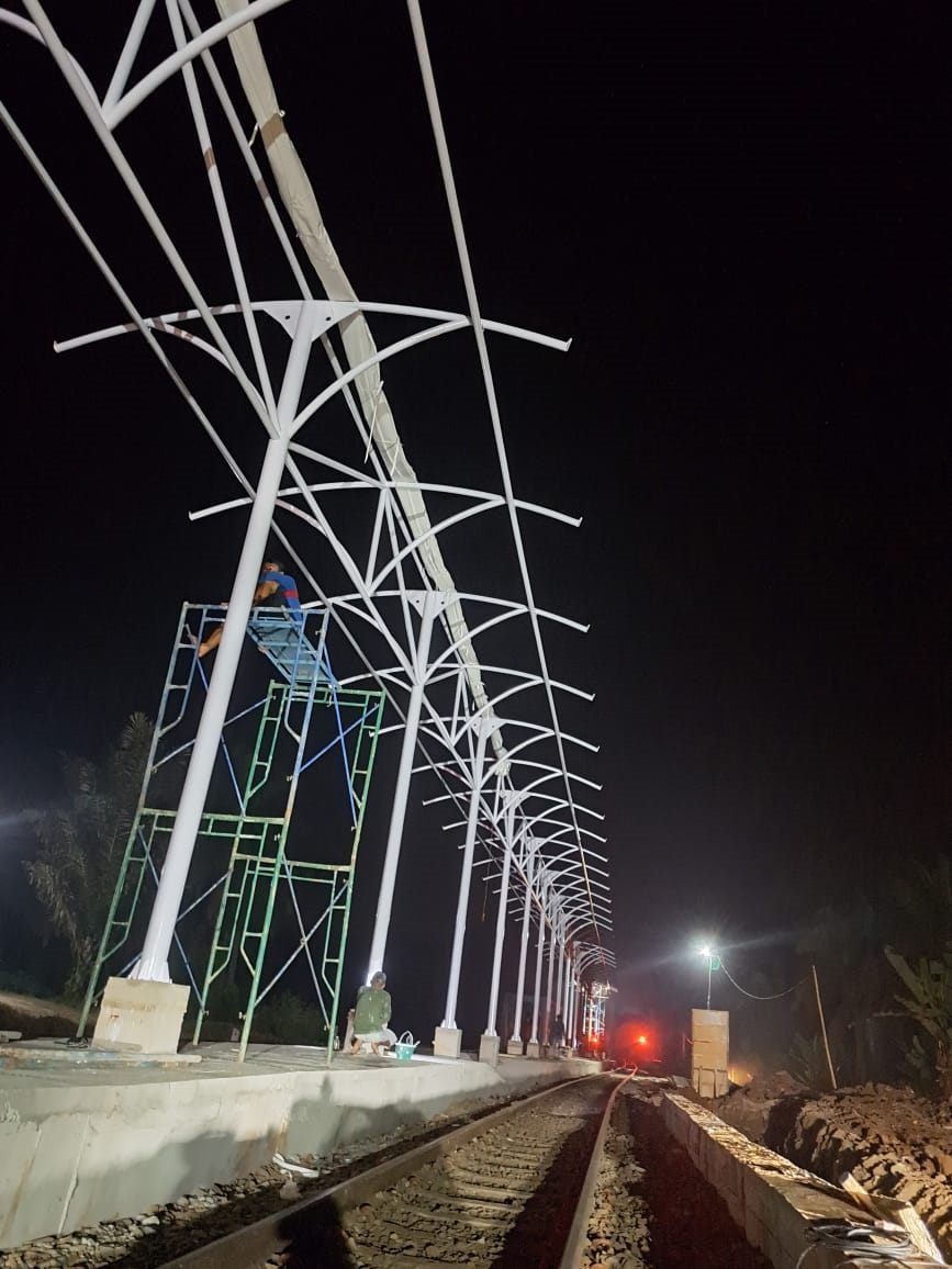 Walkway Covering Structure