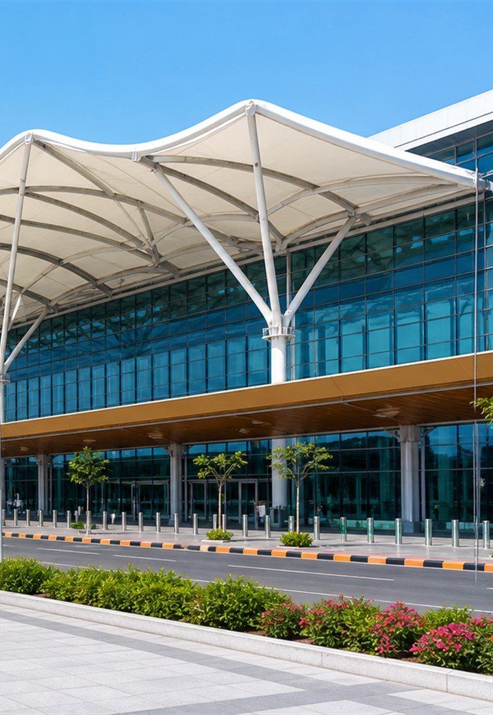 Airport Tensile Structure real project image