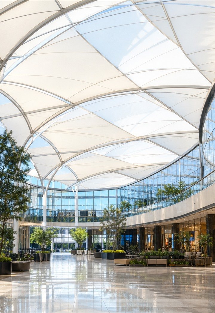 Architectural Tensile Structure real project image