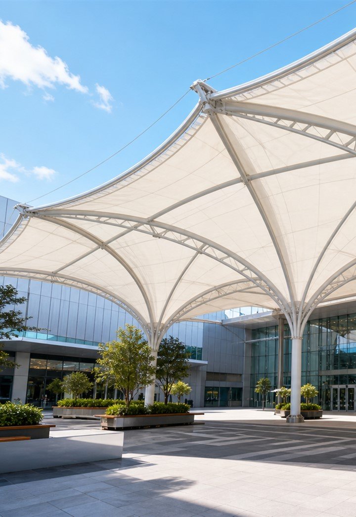 Banquet Hall Tensile Structure real project image
