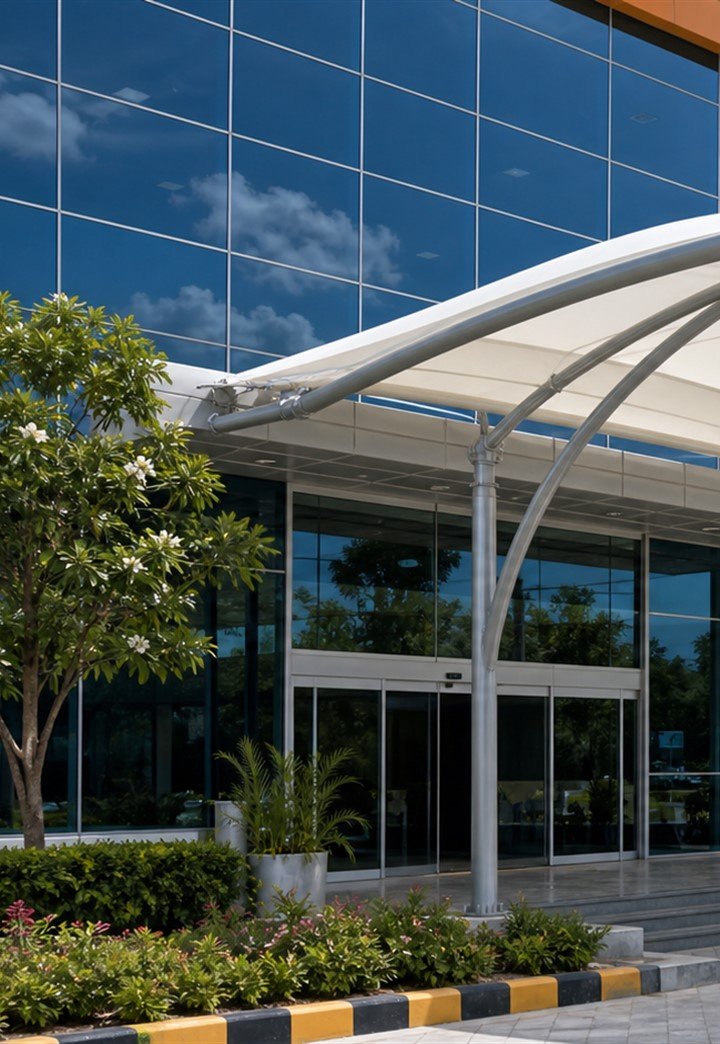 Commercial Tensile Structure real project image