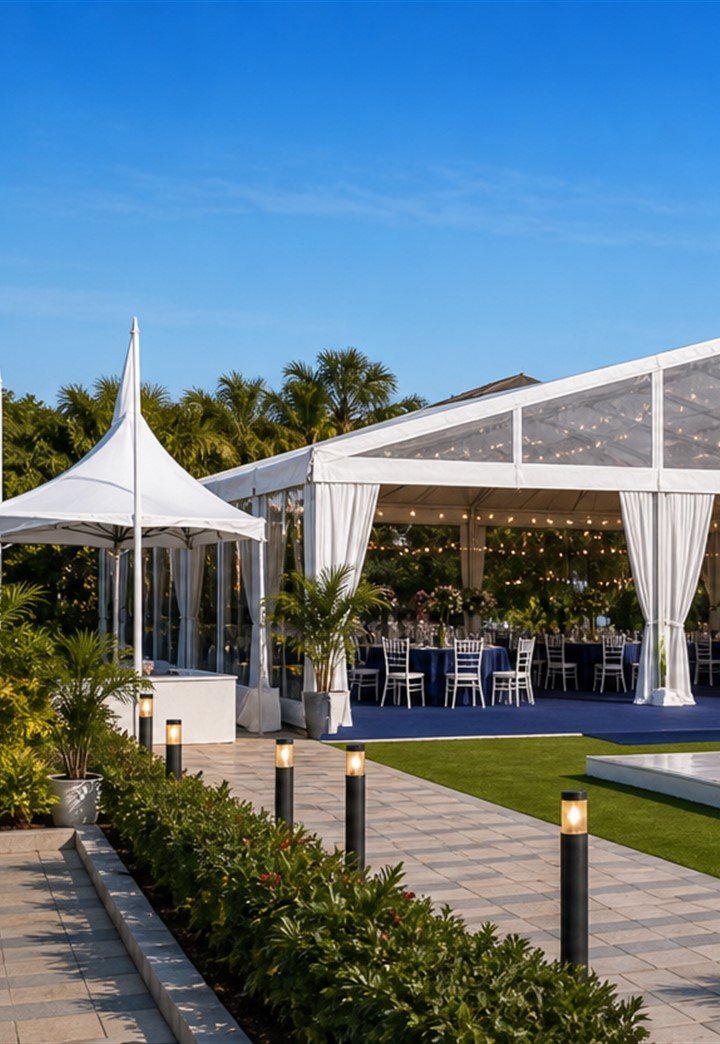 Exhibition Tent Fabric real project image