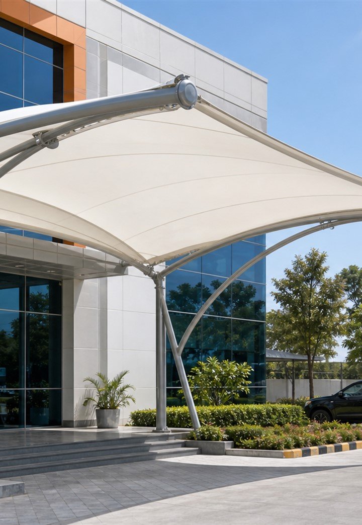 Outdoor Tensile Structure real project image