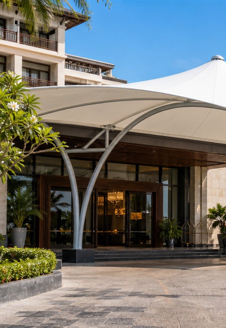 Resort Tensile Structure real project image