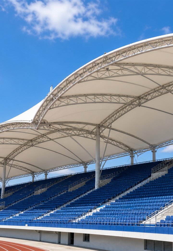 Sports Facility Tensile Structure real project image